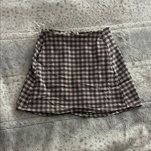 Classic Checkered Mini Skirt